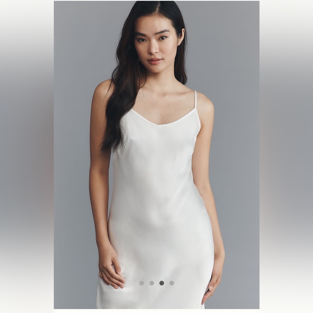 Anthropologie Gemini Dress in white XL (no sweater just dress)